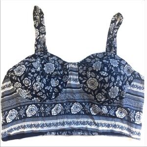 American Eagle bustier crop top